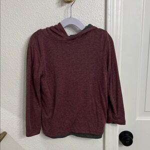 Market & Spruce - The Long Sleeve Reversible Hoodie Tee - Size XS